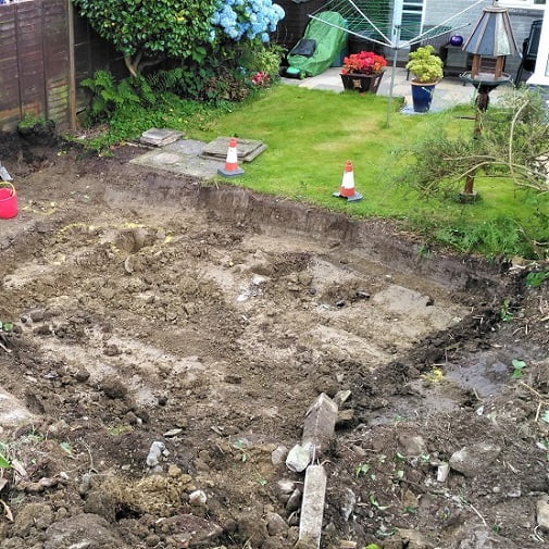 Resi-Dig-Out in Garden
