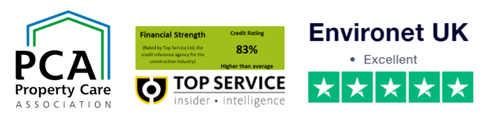 Logos of Trustpilot and PCA