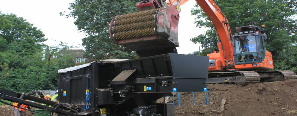 Xtract machine for Japanese knotweed removal