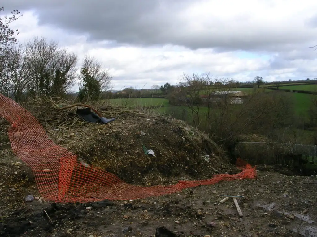 Site affected by Japanese knotweed