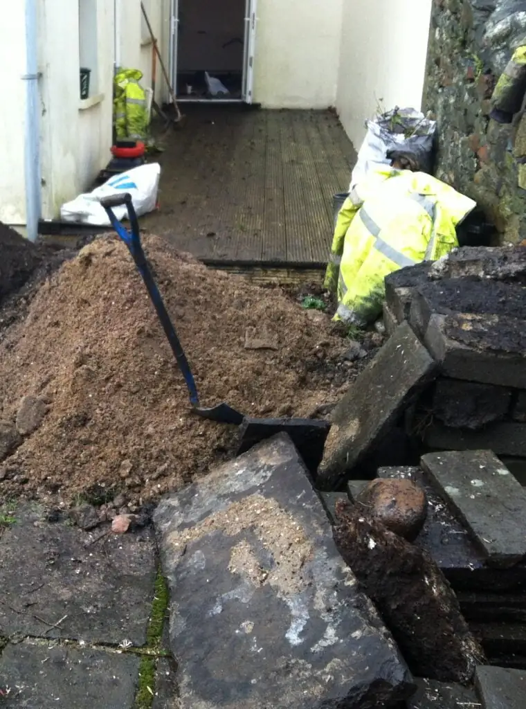 Japanese knotweed excavation underway