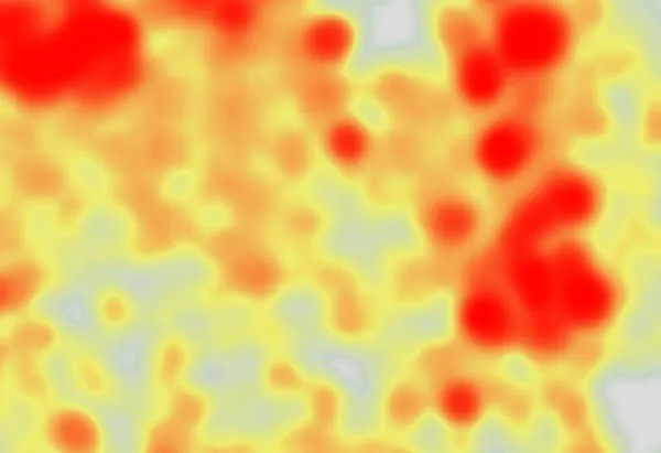 a view of Stoke-On-Trent on Evironet's Exposed Japanese knotweed heatmap