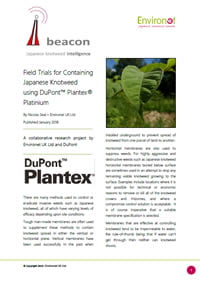 Beacon cover, Dupont Plantex