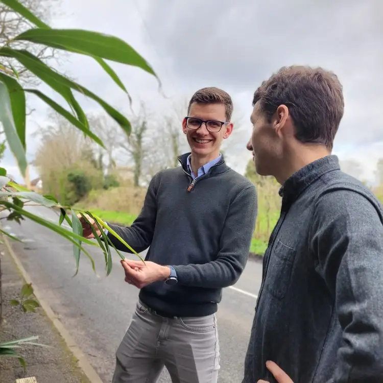 Environet Staff on a survey smiling